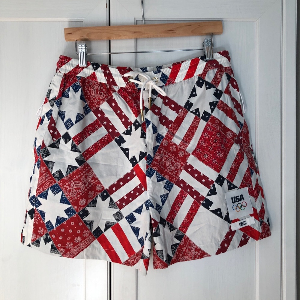 Kith for Team USA Starry Quilt Active Short